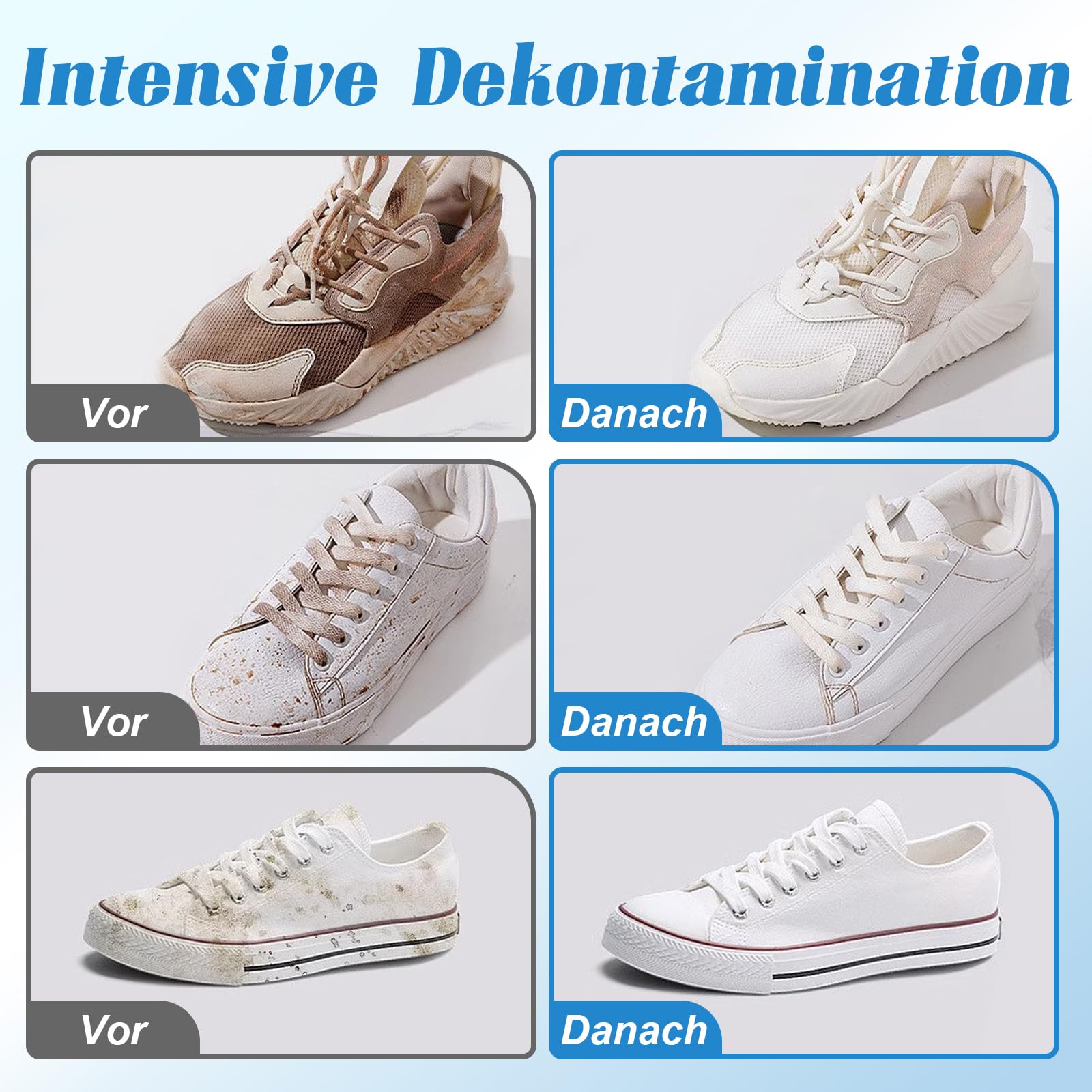 Schuhe Reinigungscreme, 2025 Neu Multi-functional cleaning and Stain Removal Cream, Schuhcreme Weiß Reinigungs und Fleckentfernungscreme Sneaker Reiniger Weiß für alle Oberfläch (1 stück) 2