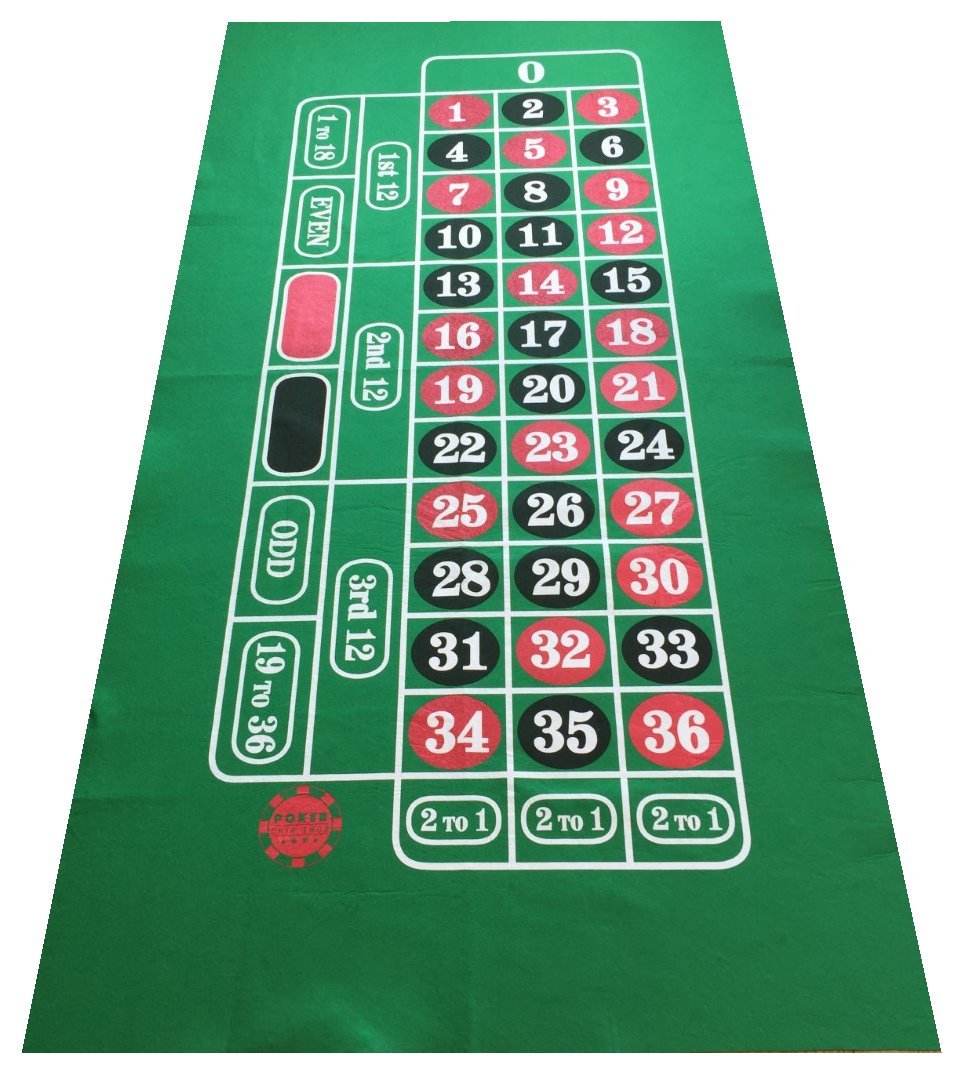 Limited Edition Roulette Felt Vivid Colours Thick Baize Low