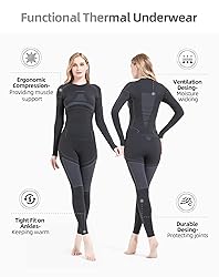 NOOYME Thermal Underwear for Women Long Johns for