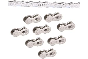 SUNTRADE 8 Pairs Reusable Bicycle Missing Link for 6, 7, 8, 9, 10,11,12 Speed Chain