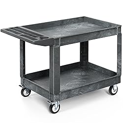YITAHOME Utility Cart on Wheels, 550 lbs 2 Shelf