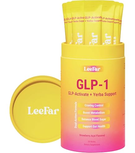 Leefar Cutting Drink Mix - Berberine, 5-HTP & Yerba Mate for Satiety Signaling, Metabolism & Gut Health