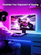 Tyute 5M TV LED Backlight RGB with App Remote Music Sync for 45-75 Inch TVs view 5