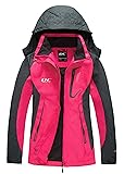 Diamond Candy Women's Waterproof Rain Jacket with