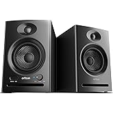 Ortizan C7 Dual-Mode 2.0 Studio Monitors, Active Monitor Speakers for Near Field Music Production, Bluetooth 5.3 Wireless Computer PC Monitor Gaming Bookshelf Speakers(Pair, Black)