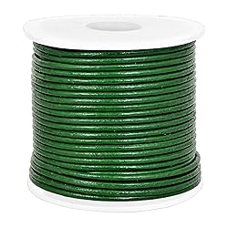 GENIQUE Real/Genuine Round Leather String Cord for