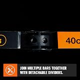 VonHaus Magnetic Tool Holders 4 x 40cm 16" Removable Dividers Set of 3 view 2