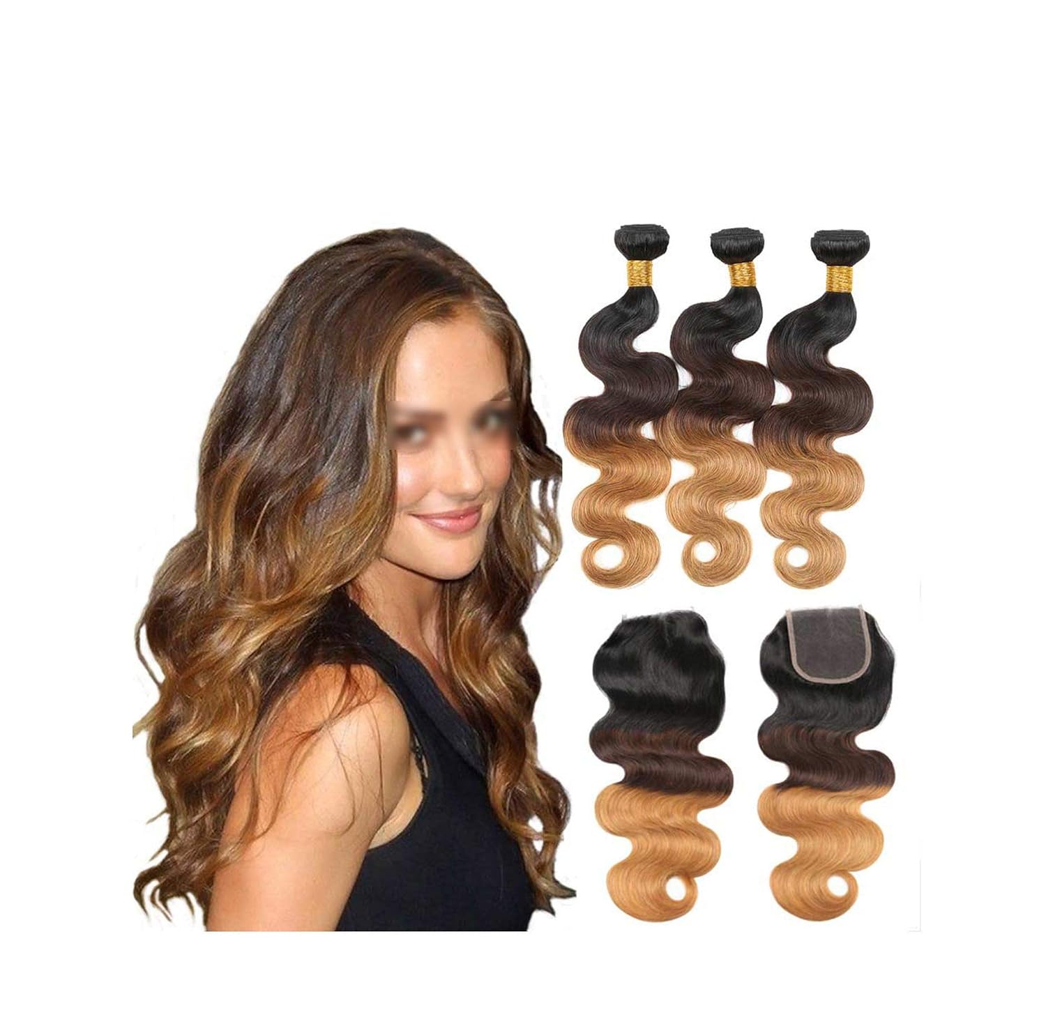 Amazon Com Little Cute Shop Brazilian Body Wave Human Hair