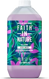 Faith In Nature Lavender & Geranium Body Wash 5L Refill Vegan Cruelty Free