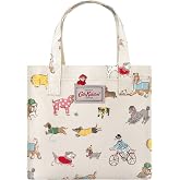 Cath Kidston S Bookbag Oilcloth Mini Open Top Handle Bag Small Size Lunch Bag Water Resistant Material (Small Park Dogs)