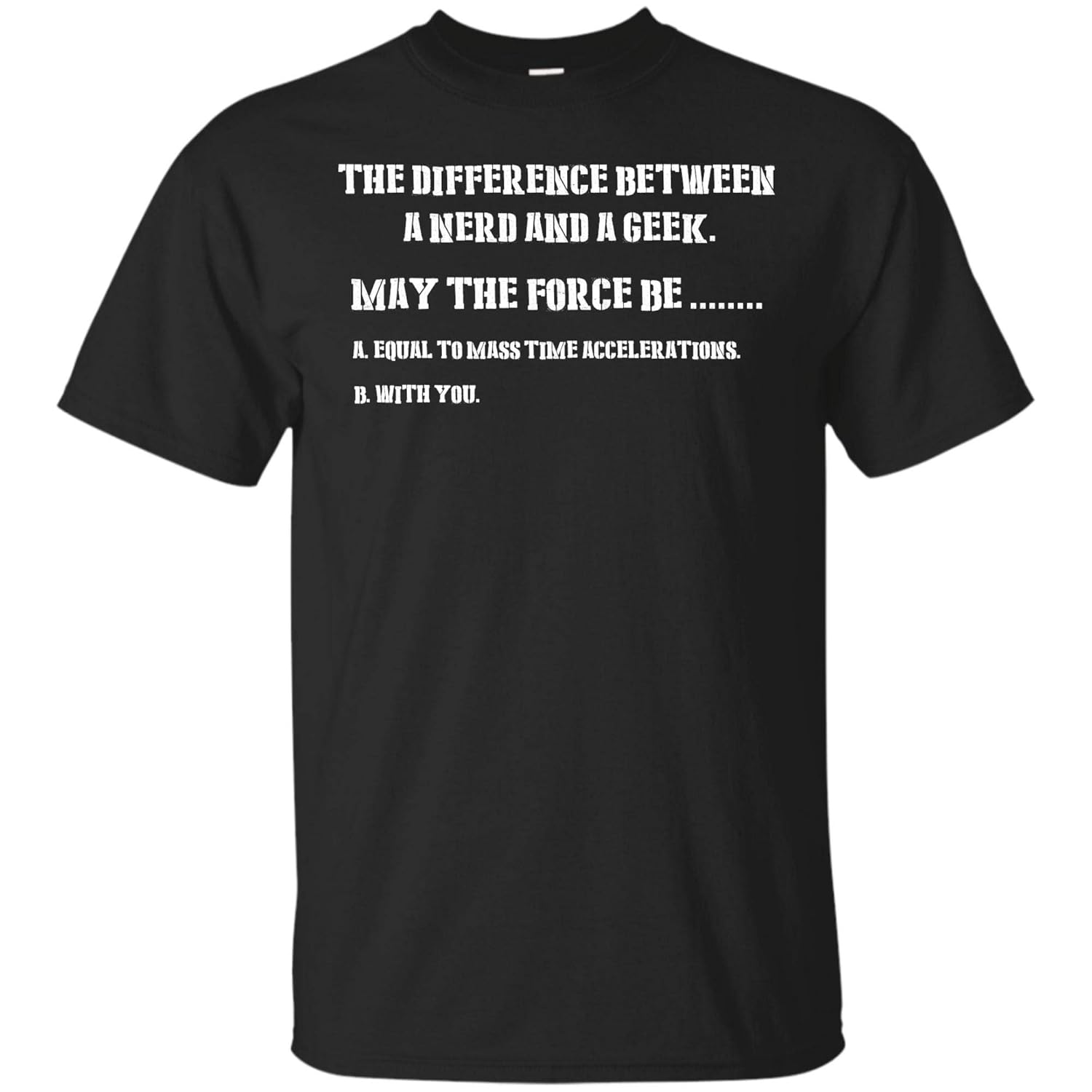 Difference Between A Nerd And A Geek T Shirt Funny Shirts Best Gift For 
