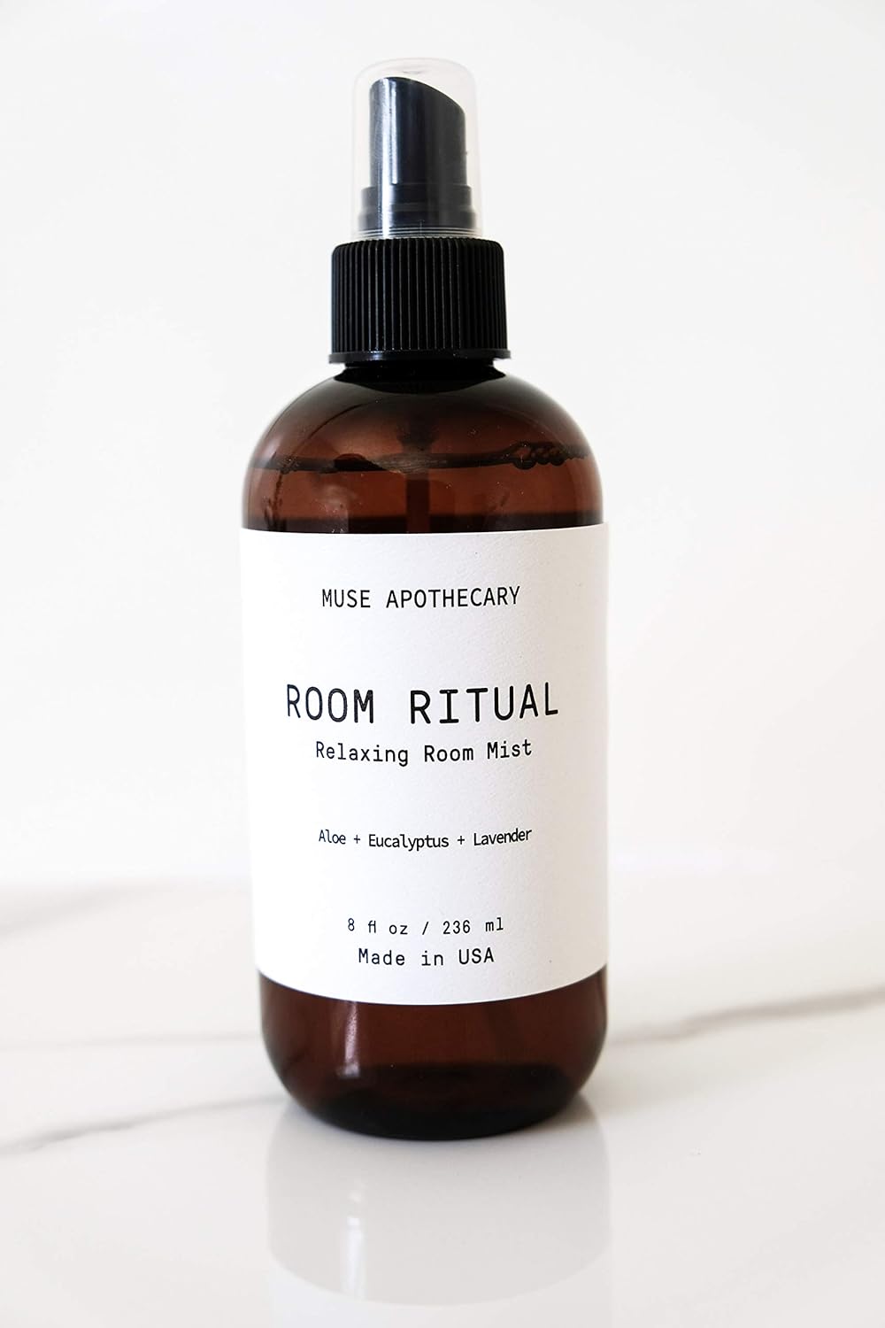 Muse Bath Apothecary Room Ritual - Aromatic and Relaxing Room Mist, 8 oz, Infused with Natural Essential Oils - Aloe + Eucalyptus + Lavender: Beauty