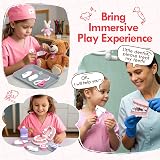 Lehoo Castle Doctors Set for Kids Pink Dentist Toys Role Play 3+ Years view 7