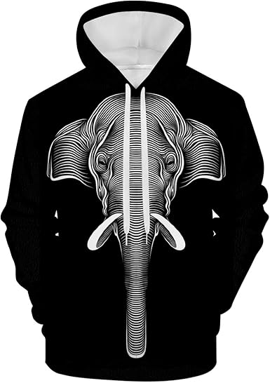 hoodie the cool elephant