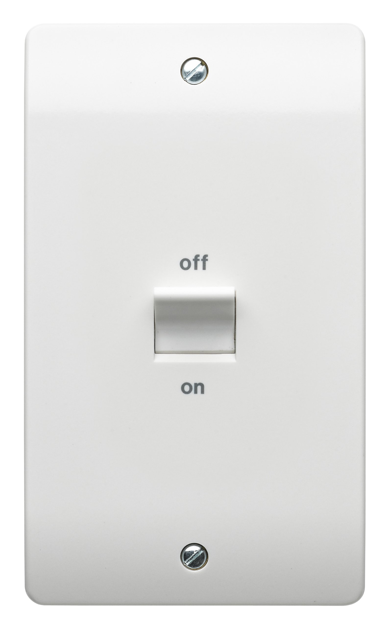 Mk K5205WHI 50A 2-Gang Double Pole Switch