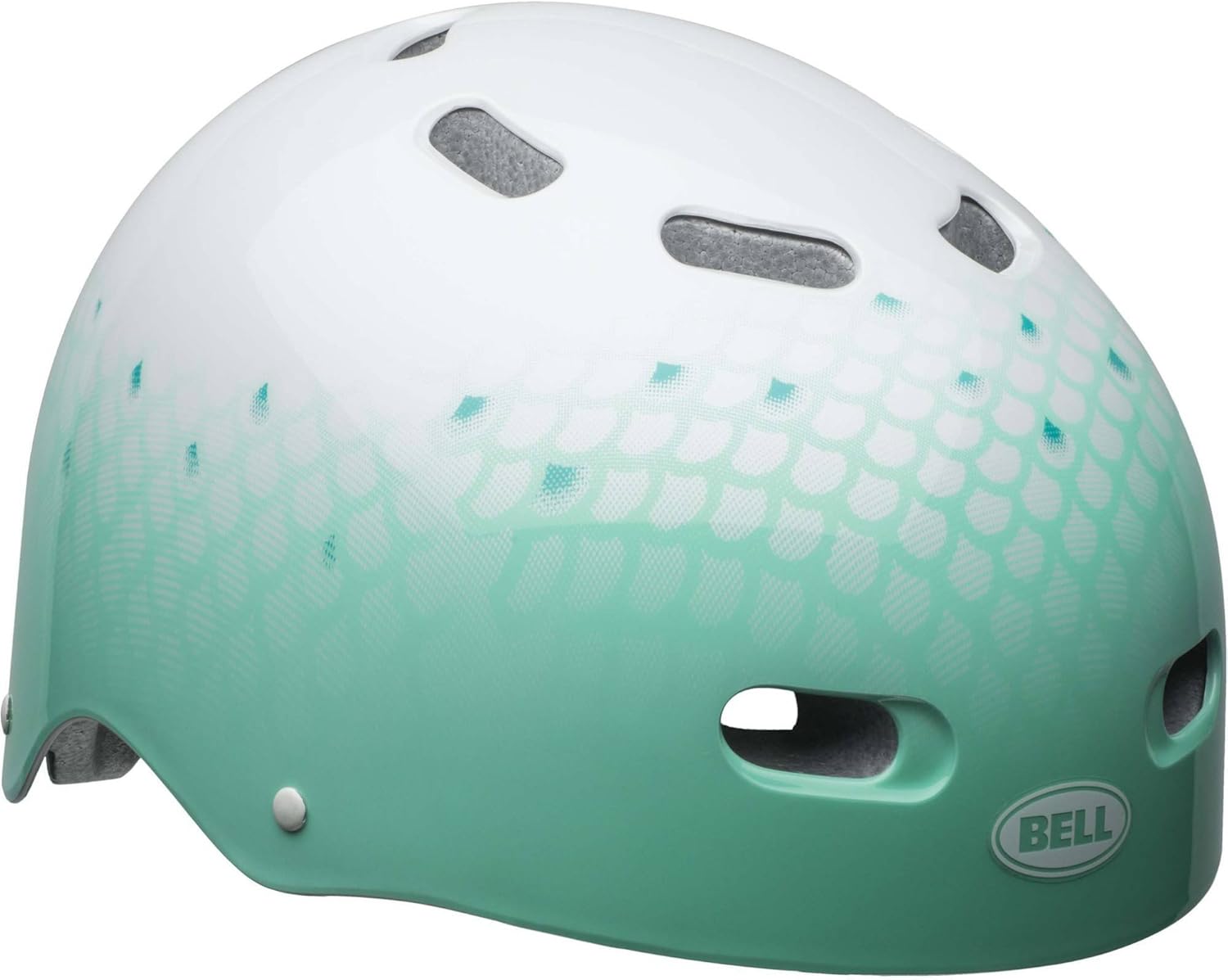 mint green bike helmet