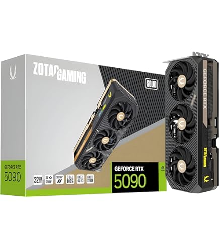 Amazon.com: ZOTAC Gaming GeForce RTX 5090 Solid 32 GB GDDR7 GPU