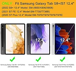 Soke Galaxy Tab S8+/S7 FE/S7 Plus Case with S Pen