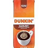 Dunkin' Hazelnut Flavored Ground Coffee, 12 Ounce