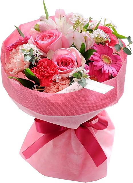 Amazon 花由 そのままブーケ 花束 ピンク 日時指定便 花束 オンライン通販 Amazon 花由 そのままブーケ 花束 ピンク 日時指定便 花束 オンライン通販