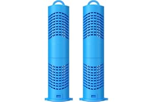 VVEBUY Hot Tub Filter Silver Mineral Ion Cartridge Sticks for Jacuzzi-Spa (2, Blue)