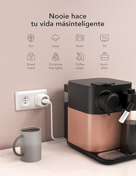 Nooie Enchufe Inteligente Smart Plug Enchufes inteligentes Temporizador Interruptor Wifi Domtica para el Hogar 2pack