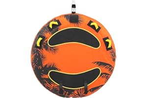 MADOG SPORT EQUIPMENT MADOG Towable Tube for Boating, Inflatable Boat Tube for Water Sports, Capacity, Quick Inflation & Deflation