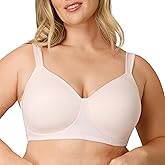 Playtex Womens Wireless Bra, Plus-Size T-Shirt Bras Available, Full Coverage, Moisture-Wicking, 4750