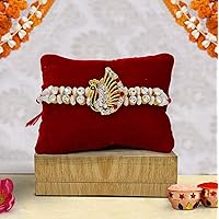 TIED RIBBONS Rakhis for Rakshabandhan, Rakhi for Brother with Roli Chawal and Rakshabandhan Special Card