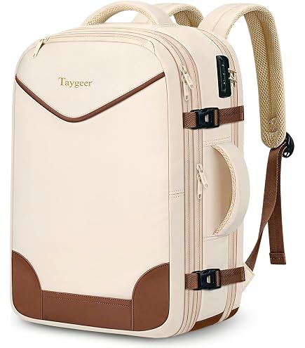 35 ml medium travel backpack Taygeer 35L Carry On for Women, Fits 15.6 Inch Laptop Black Patent Leather Mini The Tri Model:CA80XSL 8.3:1 LH recently-purchased