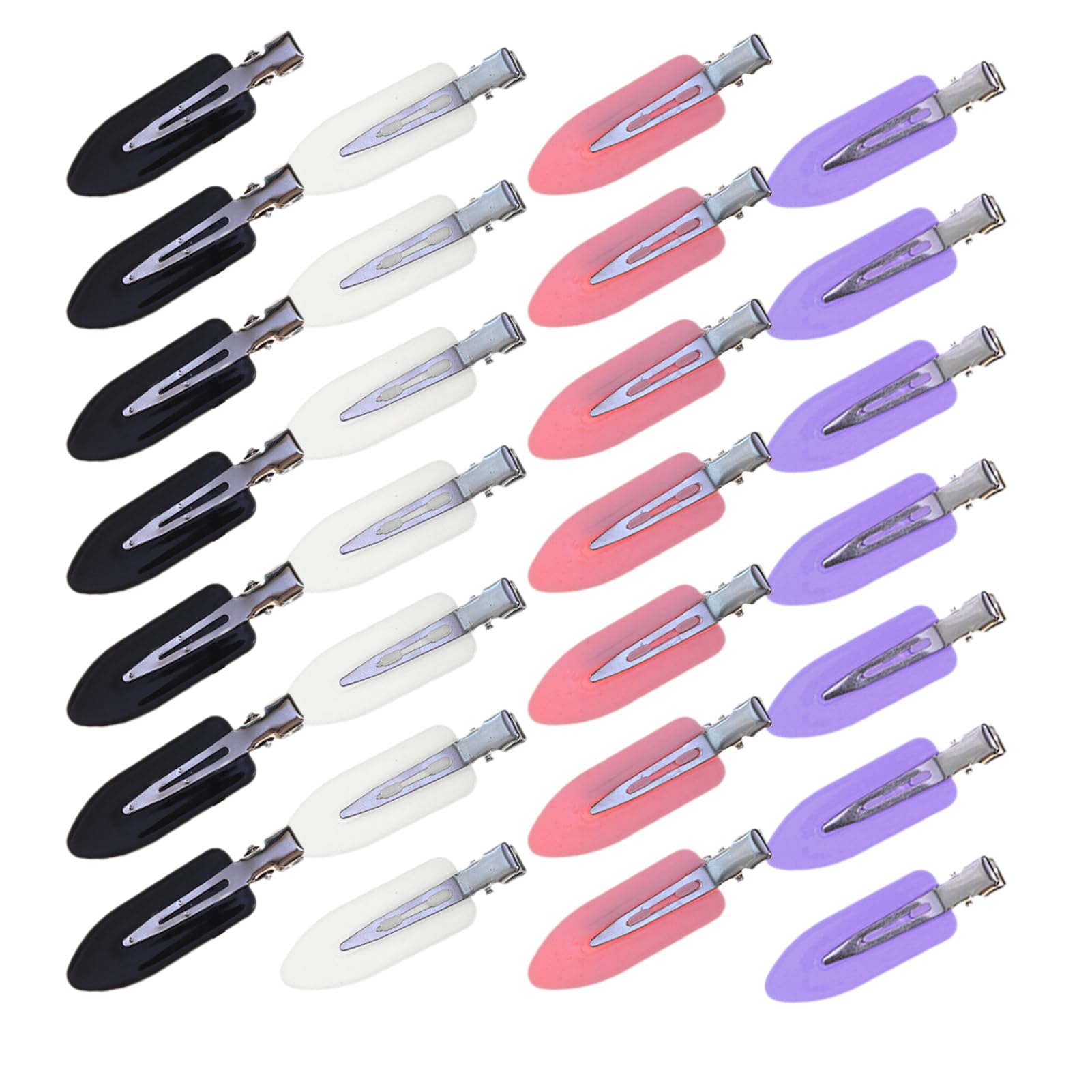 28Pcs No Crease Hair Clips,No Bend Hair Clips,Hair Clips Women,Makeup Hairpin,Hair Clip Clamps For Girl Woman Makeup Bangs Hair Styling