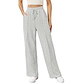 JEKAOYI Womens Wide Leg Sweatpants Baggy Loose Comfy Pants Casual Lounge Sweatpants with Drawstring