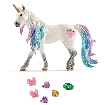 Bayala Schleich 70570 Meereseinhorn Sute + 42146 Schmuckset Einhorn und Pegasus