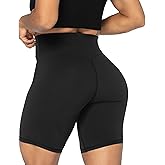 Sunzel High Waist Biker Shorts for Women No Front Seam Soft Yoga Workout Gym Bike Shorts Tummy Control Squat Proof