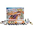 Hot Wheels 2021 Advent Calendar with 24 Surprises That Include 8 1:64 Scale Vehicles & Other Cool Accessories, Plus a Play Pane Mat, for Collectors & Kids 3 Years Old & Up