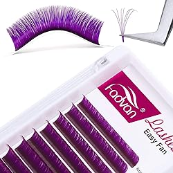 Purple Eyelash Extensions 0.07mm C/D Curl Volume