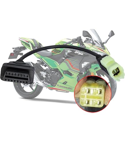 Amazon.com: Motorbike OBD1 Adapter Cable 4 Pin for Motorcycle to