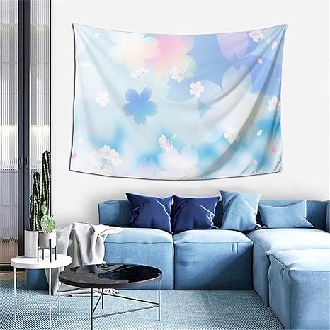 Amazon Co Jp ロマンチックな桜 3 北欧ins風背景布 タペストリー 売れ行きがよい 壁掛け リビング かっこいい ベッドルーム 改造する タペストリー インテリア デコレーション 配置 おしゃれ飾り 壁紙 ホーム キッチン