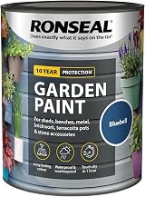 Ronseal Garden Paint Bluebell 750ml RSLGPBLUB750 Garden Paint view 4