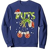 Chest Nuts Matching Chestnuts Funny Christmas Couples Men Sweatshirt