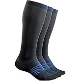 Copper Fit Mobilizer Compression Socks Easy On & Off Improves Circulation, Reduces Swelling for Men & Women, Work & Running