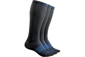 Copper Fit Mobilizer Compression Socks Easy On & Off Improves Circulation, Reduces Swelling for Men & Women, Work & Running