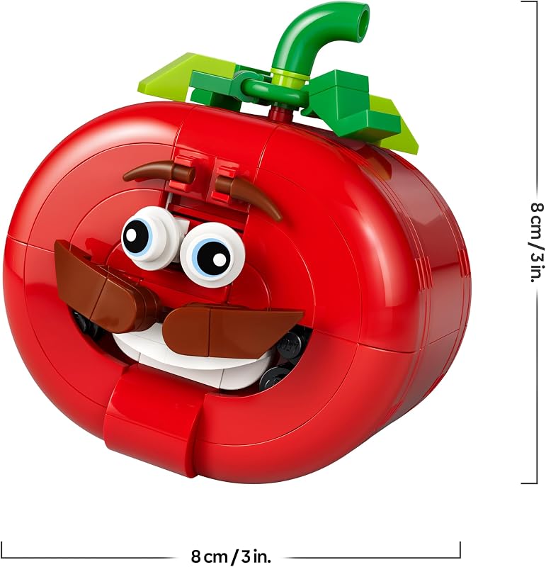 Fortnite Tomatenkopf - Interaktive Figur mit Restaurant Innenraum - Zimmer- oder Schreibtischdeko für Kinder - Gaming Geschenk für Jungen, Mädchen und Fans ab 10 Jahren - 77079 — Foto 8 von 8