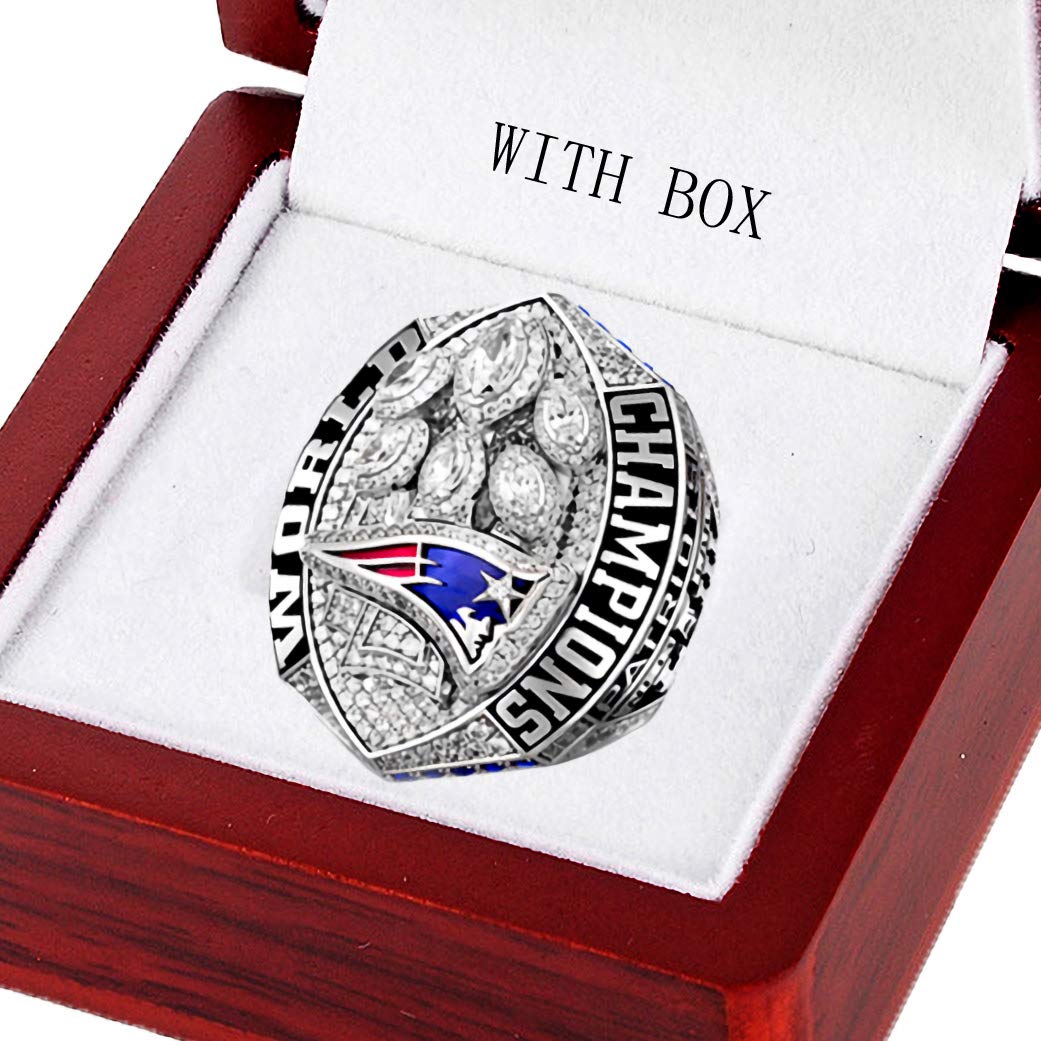 Sports & Outdoors OMG-LIFE New England Patriots Super Bowl LIII Ring