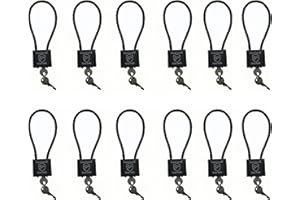 Lockforall 8.5" Cable Gun Locks with Keys-Hunting Sports, Keyed Alike Safe Lock CA DOJ Approved for Pistols, Handguns, Rifles, and Shotguns, Home, Storage Firearm Locking and Safety (12)