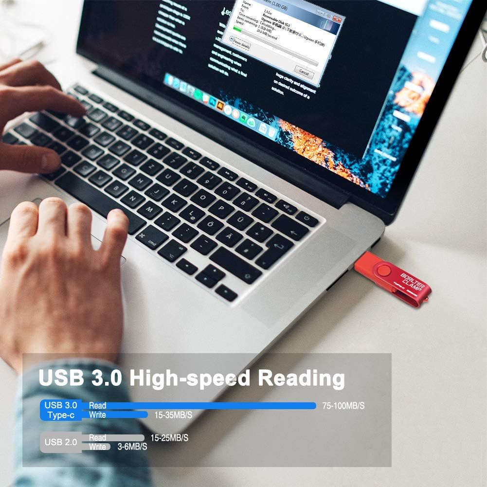 256 GB USB Type-C Flash Drive, USB-C 3.0 Memory Stick Jump Drive 2 in 1 for Android Phones Samsung Galaxy S10/S9/S8/Note 9 - Image 5