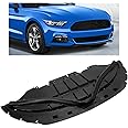KUAFU Engine Splash Shield Compatible with 2015-2017 Ford Mustang EcoBoost Premium GT V6 Engine/Radiator Cover Replacement for FR3Z17626B FO1228144 PP Black