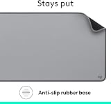 Logitech Desk Mat Studio Series Large Desk Pad Grey 30x70 cm view 8