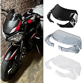 SHINKXMT Motorcycle Windscreen Windshield Front Fairing Visor Viser Wind Deflector fit for Triu-mph Street Triple RS765 Street Triple R765 Accessories 2020 2021 2022 2023 2024 2025(Black Smoke)