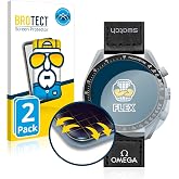 Bedifol 2X BROTECT Flex Full-Cover Screen Protector for Omega x Swatch Speedmaster Moonswatch, All-Round Protection, Crystal-Clear, self-Healing, Delicate Touch